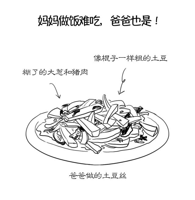 老妈做饭难吃是怎样的体验？